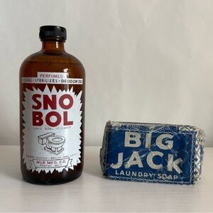 Vintage Household Cleaning Products Lot w/ Original Packaging c. 1930s–1940s